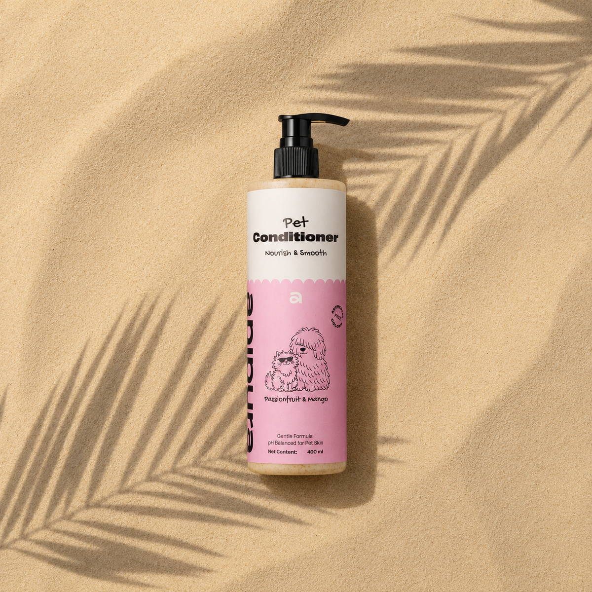 ANIPURA Pet Conditioner Passionfruit & Mango on a warm background