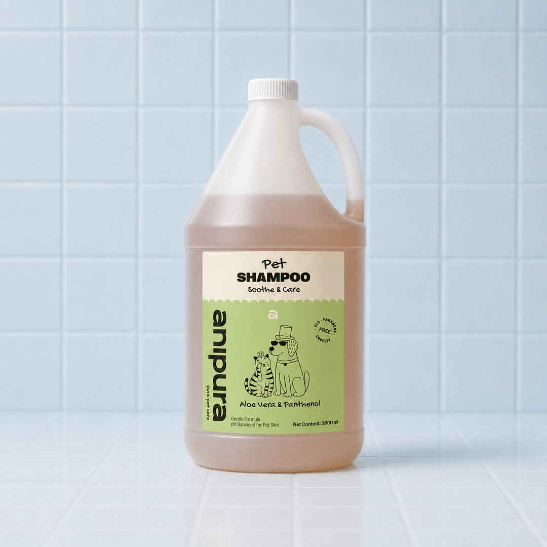 ANIPURA Professional Pet Shampoo Aloe Vera & Panthenol, 3800 ml