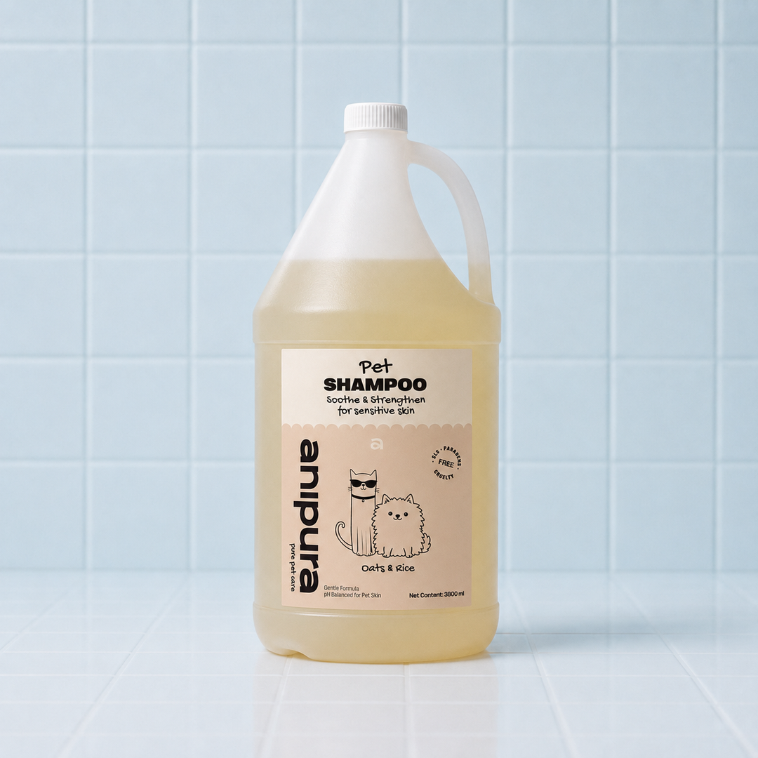 ANIPURA Professional Pet Shampoo Oats & Rice, 3800 ml
